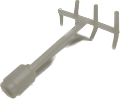 LEGO Vintage TV Antenna Milky White (with Play Wear) #68923