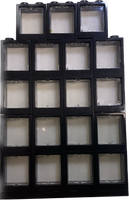 LEGO Window Pack Black / Trans Clear #68946