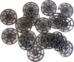 LEGO Dish 6x6 Webbed Pack Of 19 Dark Bluish Grey  #69087
