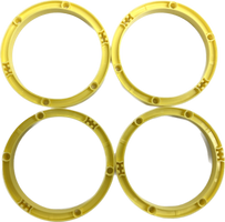 LEGO Round Support Girder 11x11 Pack Of 4 Bright Light Yellow  #69580