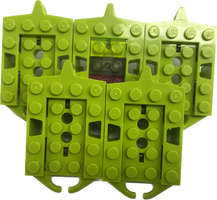 LEGO Roller Coaster Car Pack Of 5 Lime  #69643
