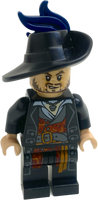 LEGO Pirates Of The Caribbean Hector Barbossa Minifigure (Marked) #69712