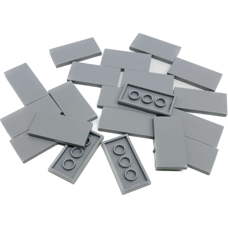 Lego Light Bluish Grey Tile Pack Of 20 Brand New