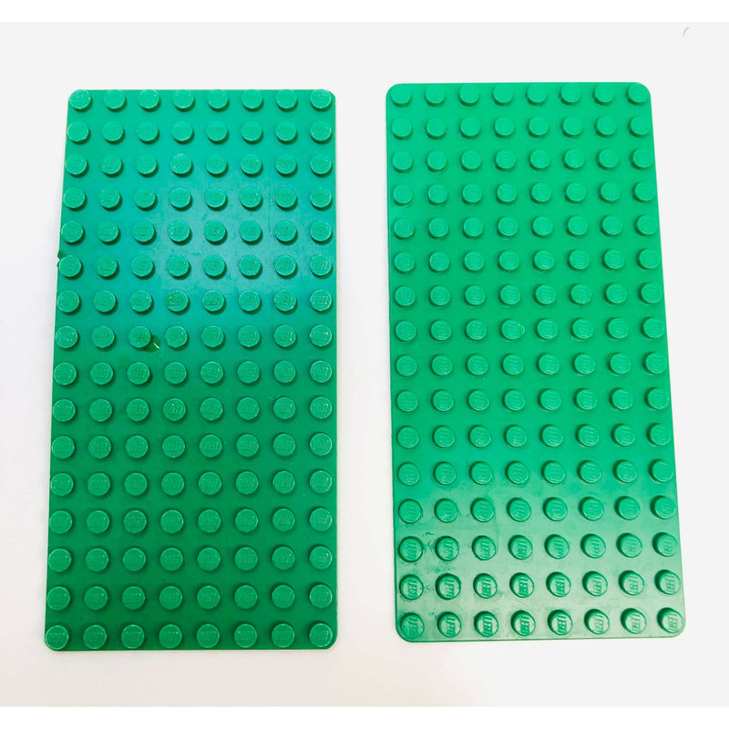 Lego 8x16 Baseplate Pack Of 2 Green - LEGO