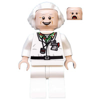 Lego Back To The Future Doc Brown Minifigure #67674