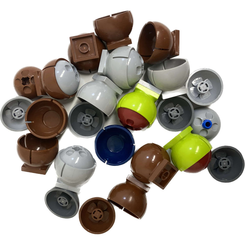 Lego Ball Turret 3x3 Hemisphere And Socket Mixed Pack #63822
