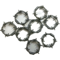 Lego Barbed Wire Coil Pack Of 8 Pearl Light Grey #68052
