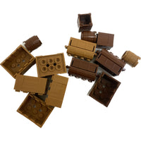 Lego Barrels Crates And Treasure Chests Shades Of Brown #65593