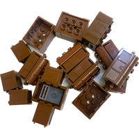 Lego Barrels Crates Treasure Chests Shades Of Brown #59552