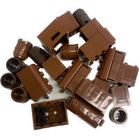Lego Barrels Crates Treasure Chests Shades Of Brown #61221