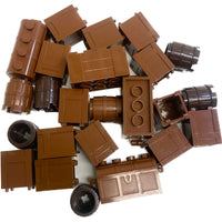 Lego Barrels Crates Treasure Chests Shades Of Brown #61236
