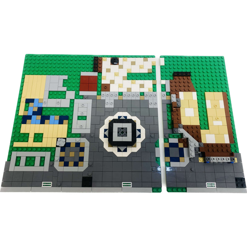 Lego Baseplates And Tiles From Assembly Square Set 10255 Modular #69249