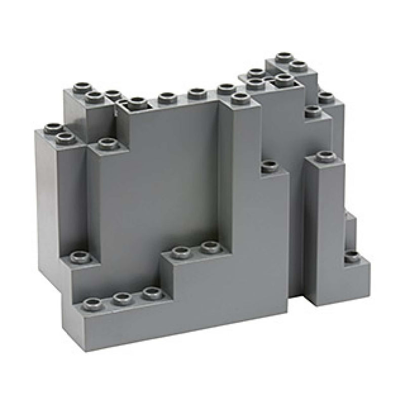 Lego Big Ugly Rock Panel (burp) 4x10x6 Dark Bluish Grey Brand New