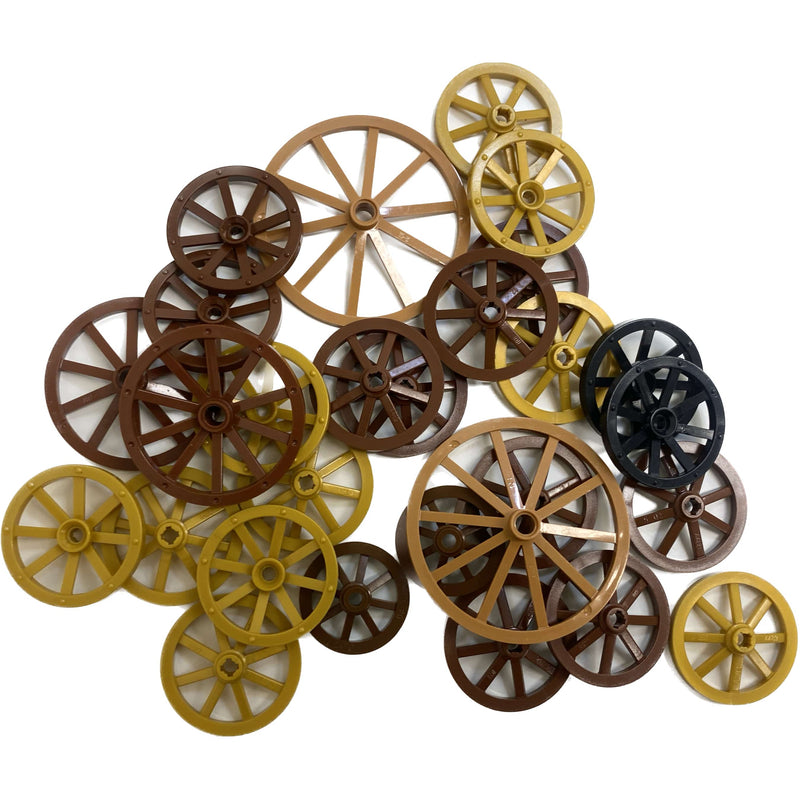 Lego Cart / Wagon / Carriage Wheels Mixed Pack #62202