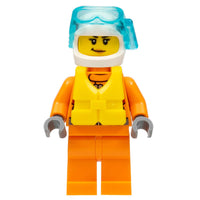 Lego City Coast Rescuer Minifigure #60886