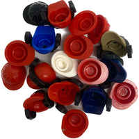Lego City Construction Helmets And Hats Mixed Colours #66166
