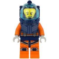 Lego City Deep Sea Diver Minifigure #67358