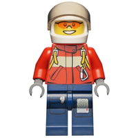 Lego City Fire Pilot Minifigure #59747