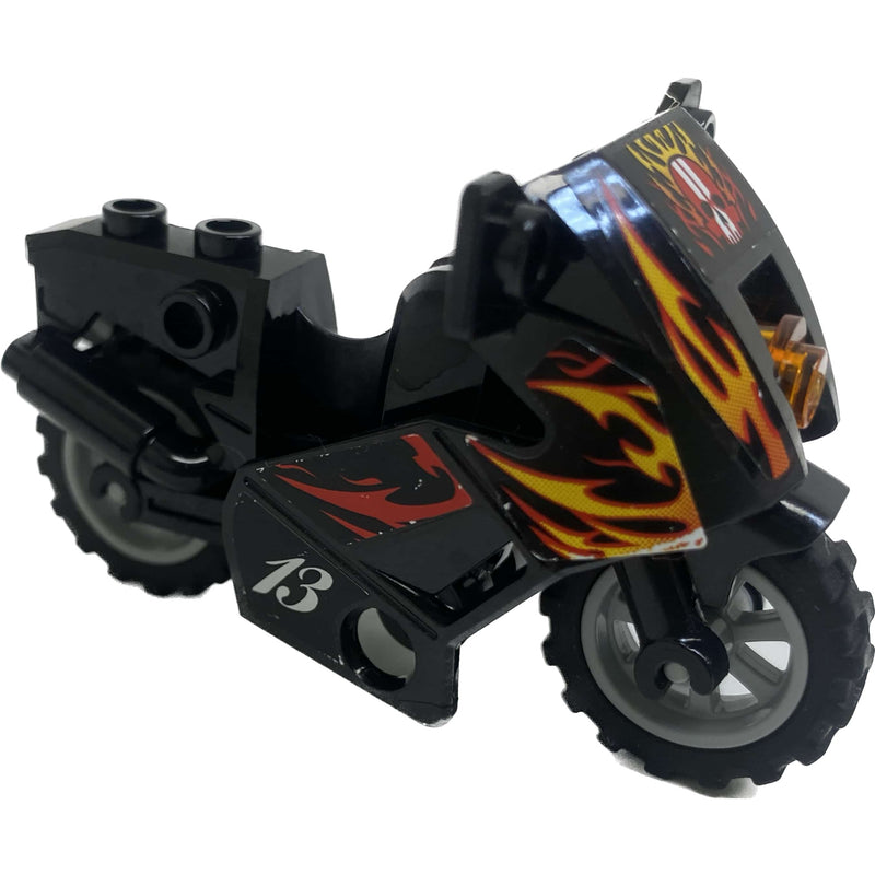 Lego City Motorcycle / Motorbike Flames #67346