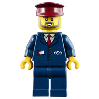 Lego City Train Driver / Worker Minifigure #69678