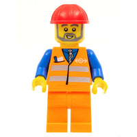 Lego City Train Worker Minifigure #69141