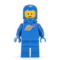 Lego Classic Space Blue Astronaut Minifigure #69950