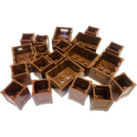 Lego Crates Fun Pack Reddish Brown #65558
