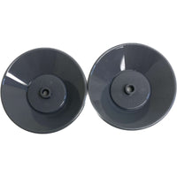 Lego Dish 5x5 Pack Of 2 Dark Bluish Grey #68054