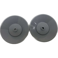 Lego Dish 5x5 Pack Of 2 Light Bluish Grey #66536