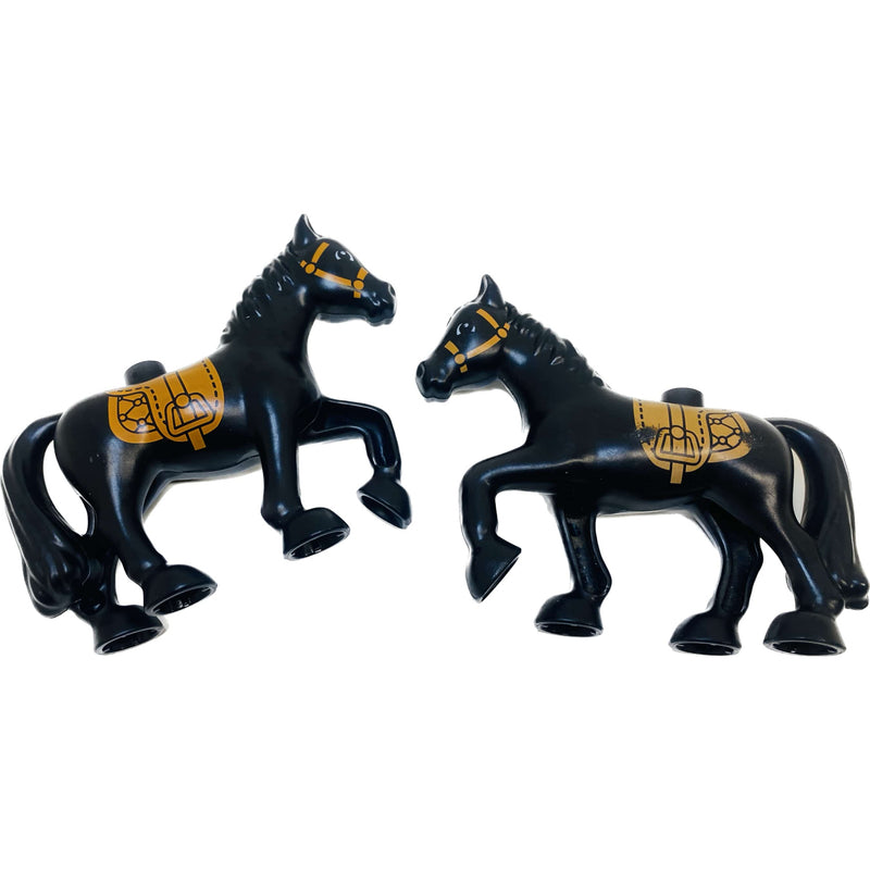 LEGO Duplo Animals Horses Pack of 2 Black #55564