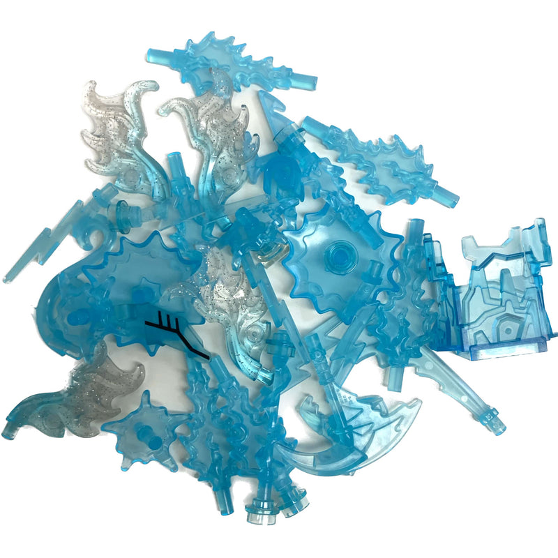 Lego Energy Effects Pack Shades Of Blue Star Wars Superheroes Castle Elves Space #68082