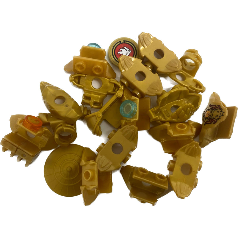 Lego Gold Accessories Pack Armour Scabbards And More #66222