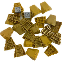 Lego Gold Wedges 4x4 Fun Pack (mixed Shades) #65501
