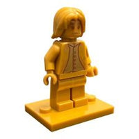 Lego Harry Potter Professor Severus Snape 20th Anniversary Minifigure With Gold Base Tile #63233