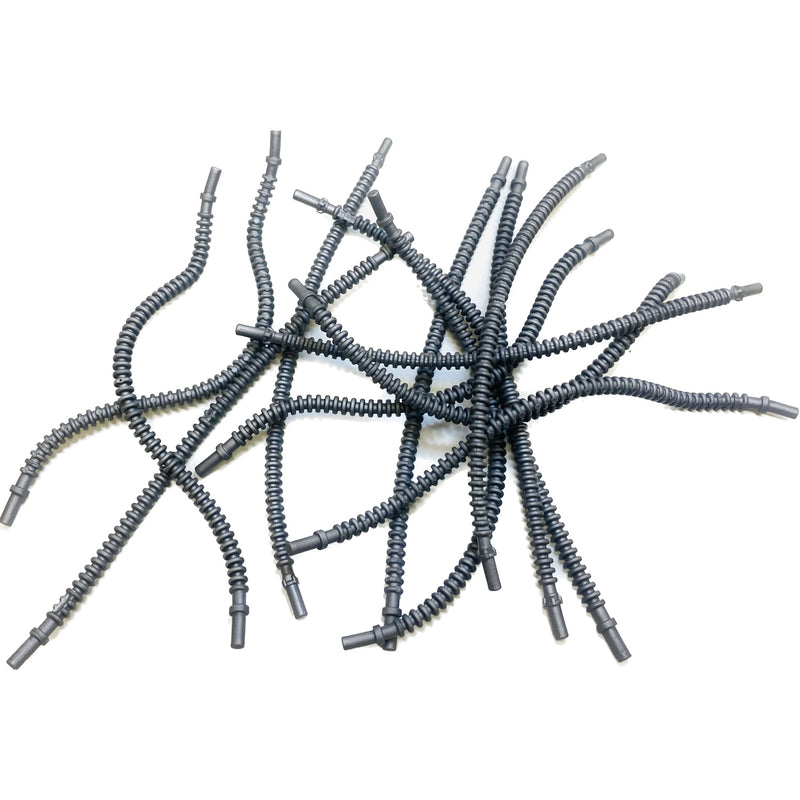 Lego Hoses 19l / 15.2cm Pack Of 13 Flat Silver #69861