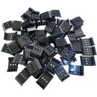 Lego Inverted Slope 45 Double 6x4 With Holes Pack Of Approx 62 Black #59222