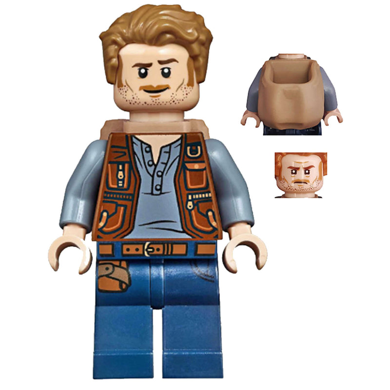 Lego Jurassic World Owen Grady Minifigure #62768