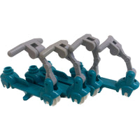Lego Kick Scooter Pack Of 4 Dark Turquoise City Friends #69494