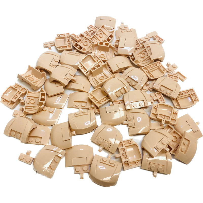 Lego Light Nougat Flower Bouquet Fun Pack Mixed Vehicle Parts Tiles Plates With Clips #69836
