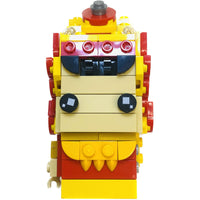 Lego Lion Dance Guy Brickheadz Chinese New Year (incomplete) #69920