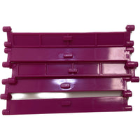 Lego Magenta Garage Roller Door Sections With Handles Pack Of 5 #66915