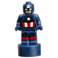 Lego Marvel Avengers Captain America Statuette From Shield Helicarrier #68734
