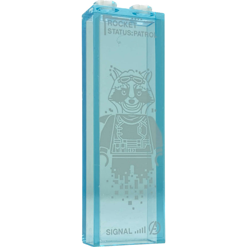 Lego Marvel Avengers Rocket Raccoon Hologram Brick #67090