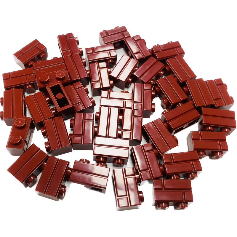 Lego Masonry Profile Bricks Brand New Pack Of 40 Dark Red