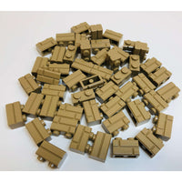 LEGO Masonry Profile Bricks BRAND NEW Pack of 50 Dark Tan - LEGO