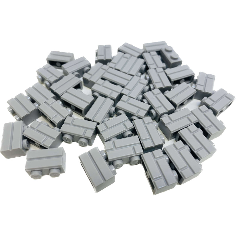 Lego Masonry Profile Bricks Brand New Pack Of 40 Light Bluish Grey