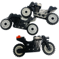 Lego Motorcycle Chassic Pack Of 3 Black #69561