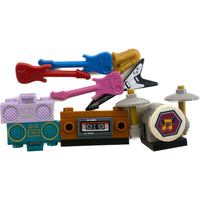 Lego Music Fun Pack Guitars Saxophone Boomboxes Drum Kit Tape Deck #64792