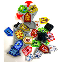 Lego Nexo Knights Shields Fun Pack Printed Tiles And Hexagonal Plates Mixed Colours #70093