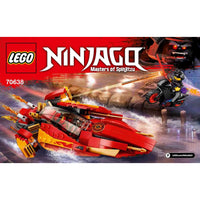 Lego Ninjago Katana V11 Jet Boat Set 70638 (incomplete) #65995